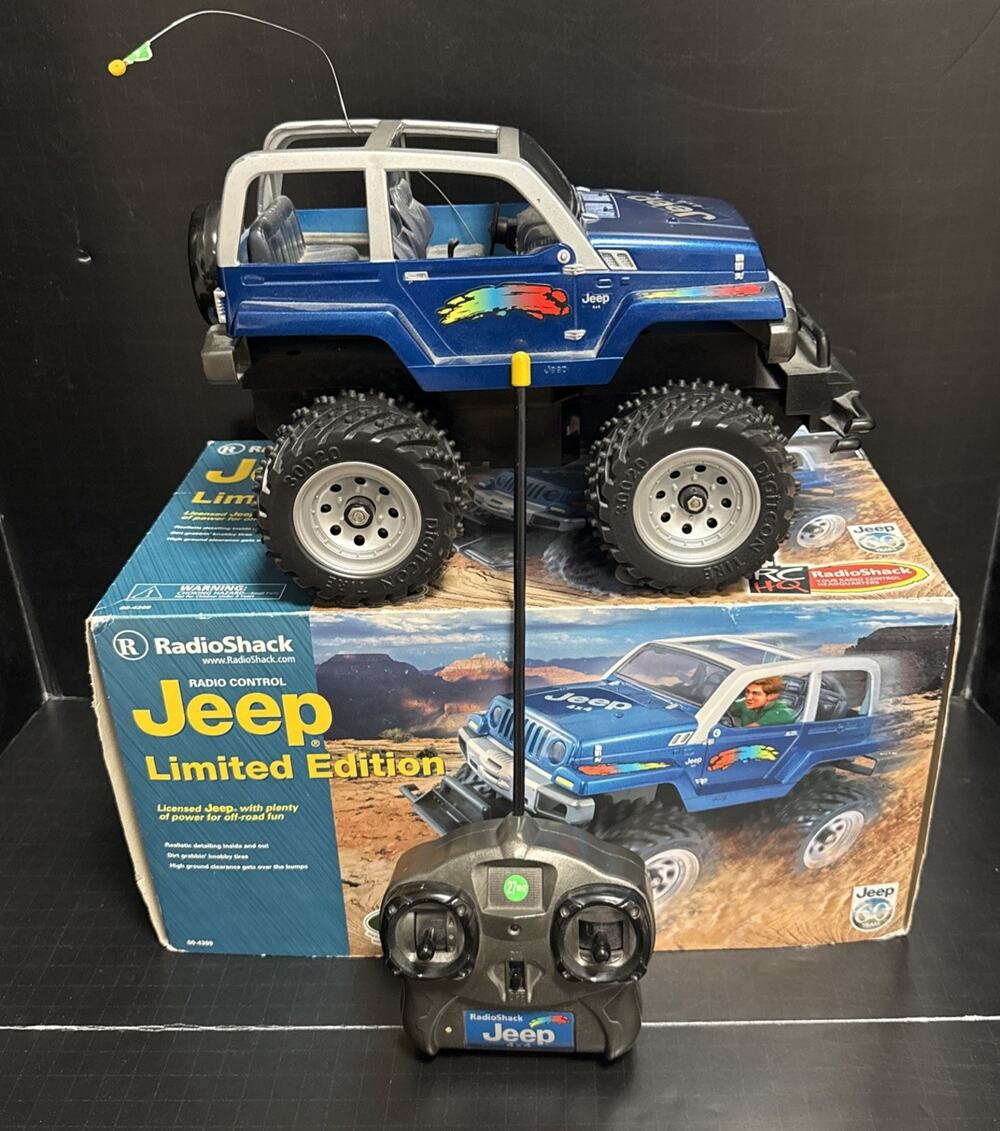 Radio Shack Limited Jeep 4x4 Radio Control RC SUV 60-4309 Tested Vintage 2002